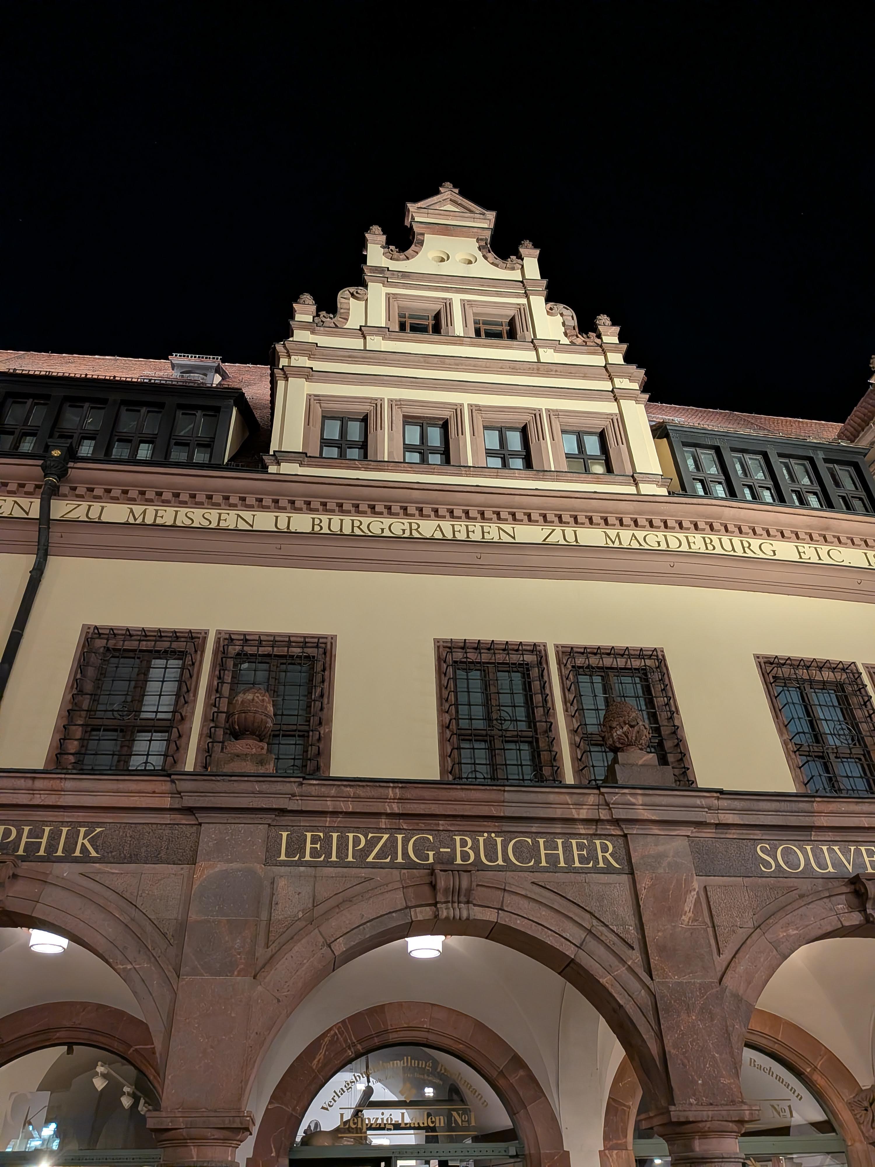The old town Hall of Leipzig